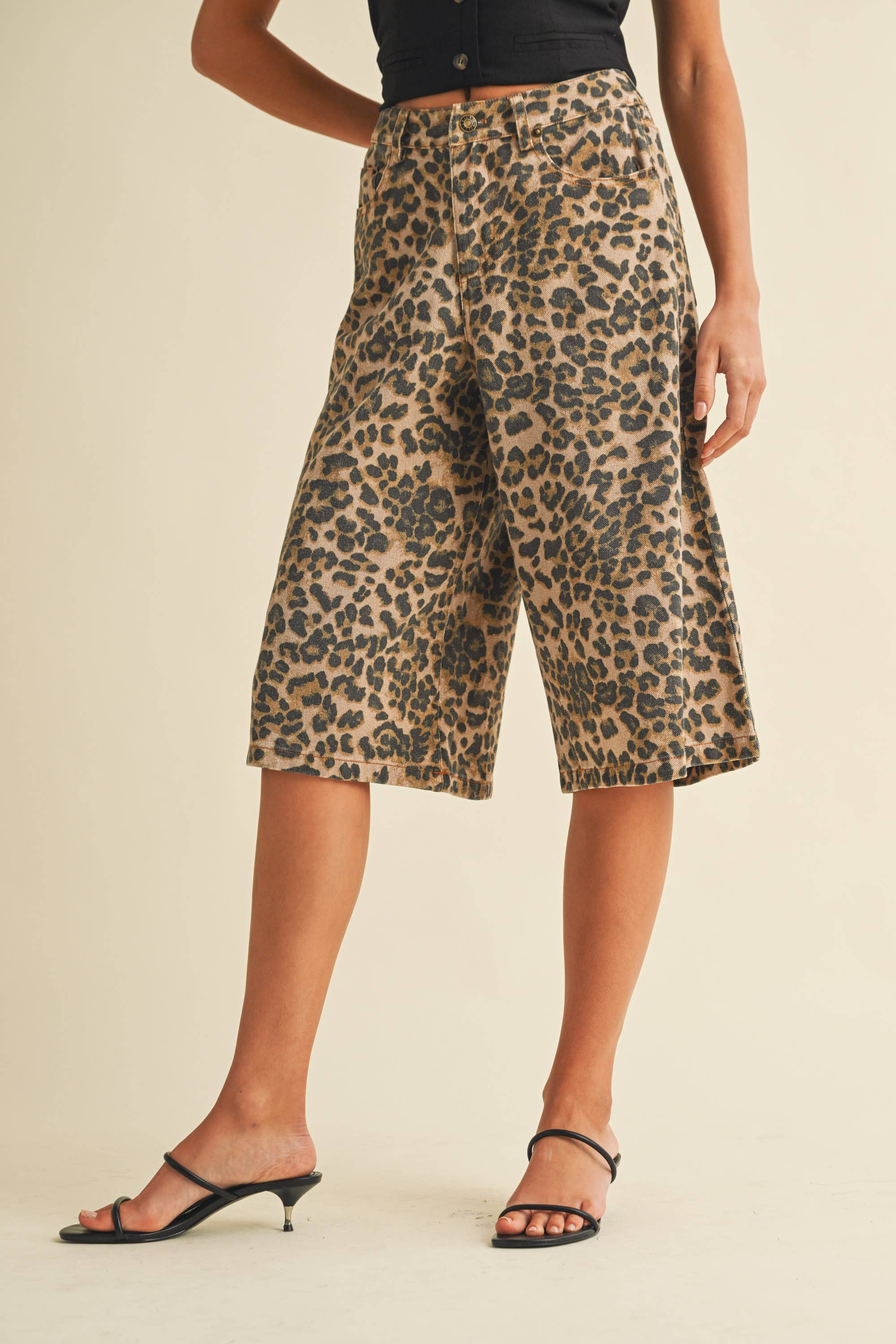 LEOPARD PRINT BERMUDA SHORTS – OCTOBER JAE